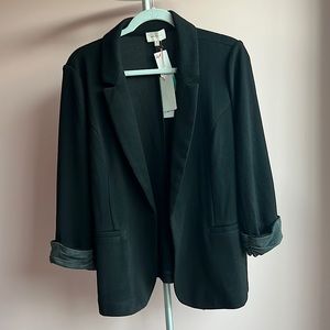 Asa Knit Blazer Black XL brand new